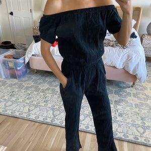 Ann Taylor Loft Beach Jumpsuit